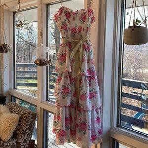 Love Shack Fancy floral dress